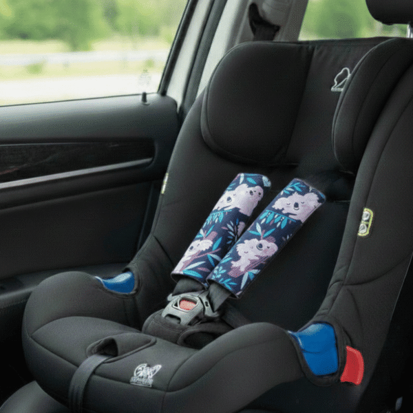 Dwustronne nakładki na pasy Bajbi bawełna minky 2 szt koala