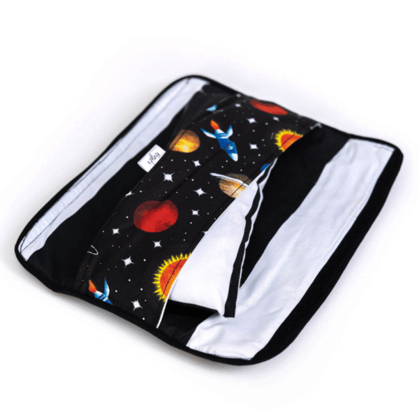 PODUSZKA I NAKŁADKA na pas bezpieczeństwa 2w1 kosmos