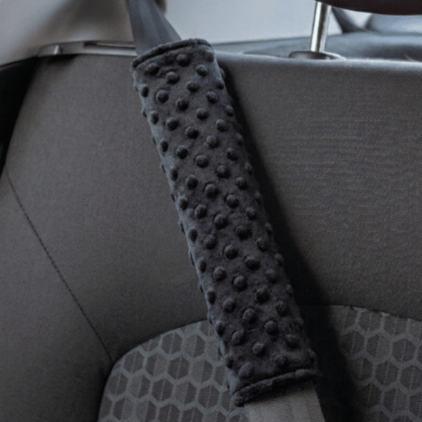 Dwustronna nakładka na pasy bawełna minky kosmos