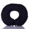 Poduszka podróżna na szyję wygodny rogal zagłówek dla dorosłych – folk czarny