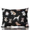 Poduszka jasiek bawełniana 30×40 cm Bajbi pieski czarne
