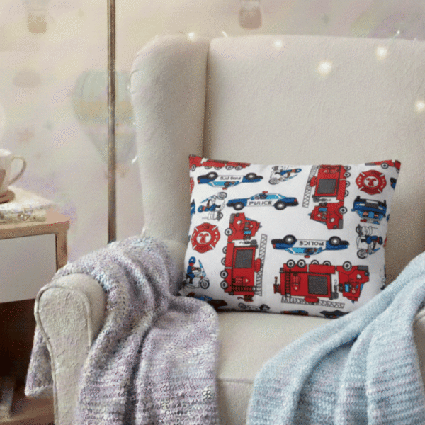 Poduszka jasiek bawełniana 30×40 cm Bajbi policja