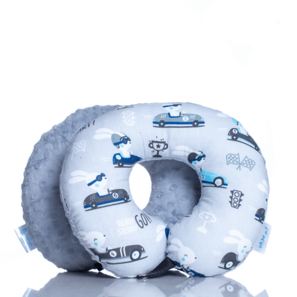 Poduszka podróżna na szyję wygodny rogal zagłówek dla dorosłych – wyścigówki