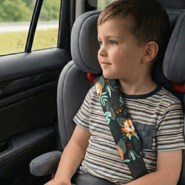 Dwustronna nakładka na pasy bawełna minky zanzibar