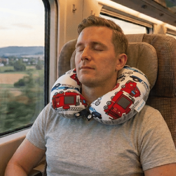 Poduszka podróżna na szyję wygodny rogal zagłówek dla dorosłych – policja