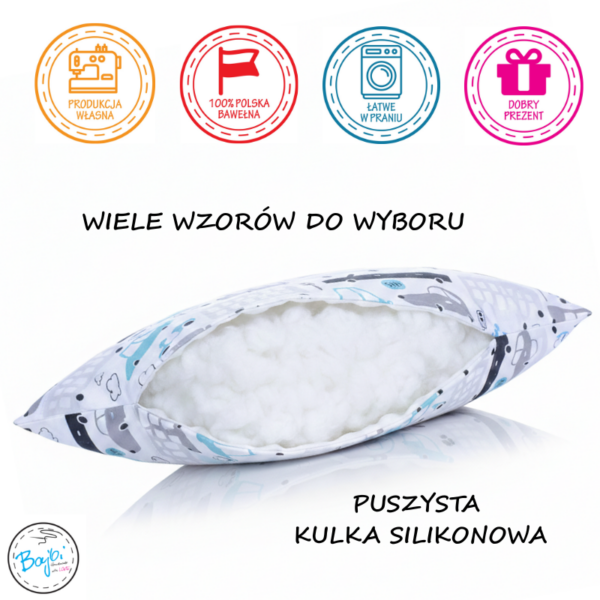 Poduszka jasiek bawełniana 30×40 cm Bajbi zanzibar