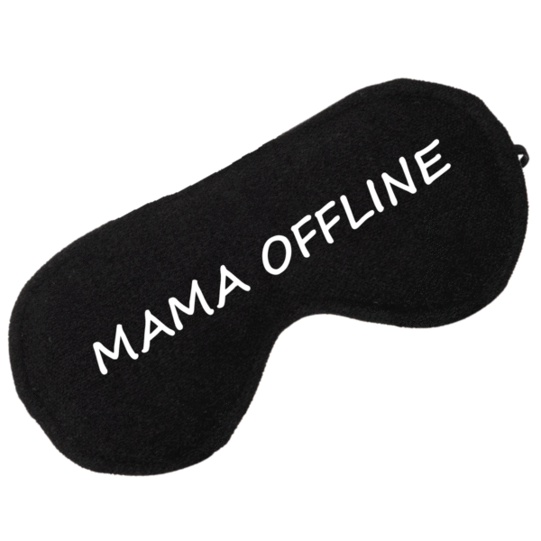 Opaska na oczy do spania i medytacji – mama offline – idealna na prezent