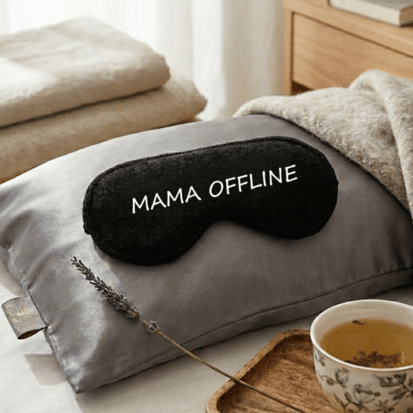 Opaska na oczy do spania i medytacji – mama offline – idealna na prezent