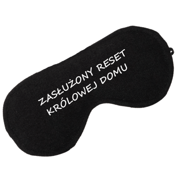 Opaska na oczy do spania i medytacji – zasłużony reset królowej domu – idealna na prezent
