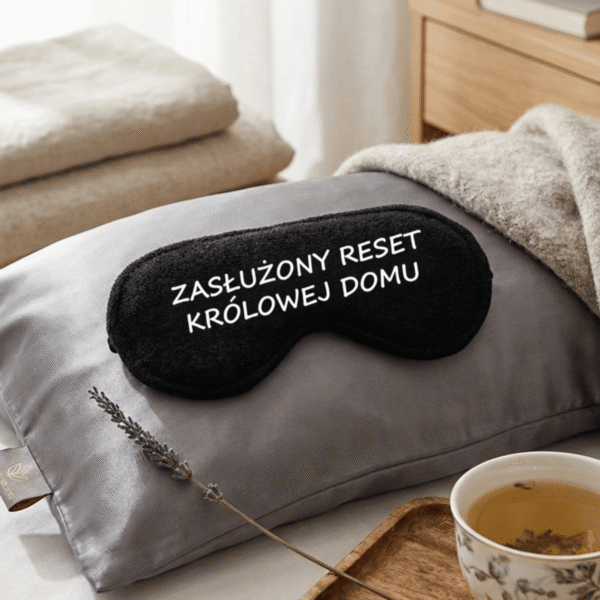 Opaska na oczy do spania i medytacji – zasłużony reset królowej domu – idealna na prezent