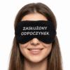 Opaska na oczy do spania i medytacji – zasłużony odpoczynek – idealna na prezent