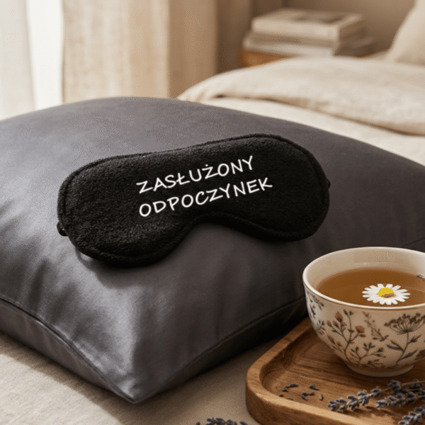 Opaska na oczy do spania i medytacji – zasłużony odpoczynek – idealna na prezent